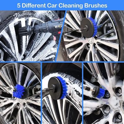 26 pièces de pinceau de détails de voiture ensemble d'outils de nettoyage de voiture pour l' intérieur