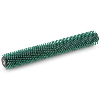 Brosses à rouleaux industriels en nylon cylindrique pour le nettoyage par bande transporteuse