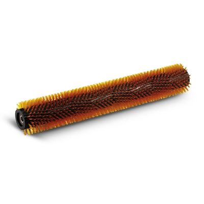 Brosses à rouleaux industriels en nylon cylindrique pour le nettoyage par bande transporteuse