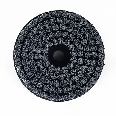 Disque de la roue de la brosse de broyeur OEM Forme ronde pour la décontamination industrielle