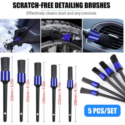 20pcs Fabrication épurateur plastique kit de brosse à laver pour voiture pour le lavage de voiture ensemble