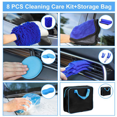 Vente à chaud 23Pcs Car Détailing Brush Set Avec Sac à main Tout usage propre Pour le nettoyage intérieur, extérieur