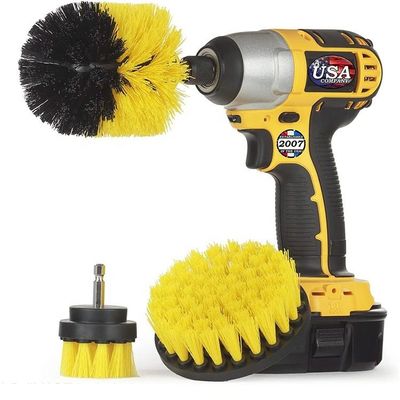 3pcs Power Scrubber Brush Sets Broyeur électrique outil de nettoyage de brosse pour forage sans fil Kit de raccordement Broyeur électrique