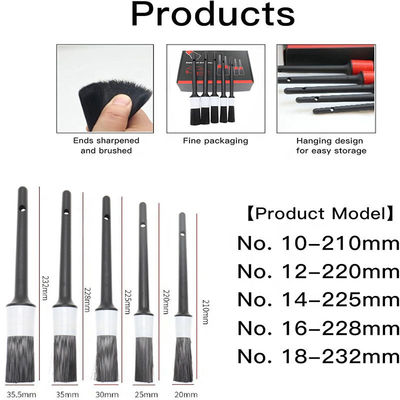 Set de nettoyage de lavage de voiture 16pcs Outils de nettoyage de voiture pour les soins de beauté de voiture