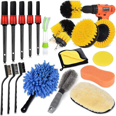 Forage amovible de haute qualité brosse douce voiture brosse détaillée éponge de cirage pour le lavage intérieur extérieur