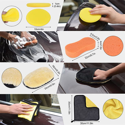 Forage amovible de haute qualité brosse douce voiture brosse détaillée éponge de cirage pour le lavage intérieur extérieur