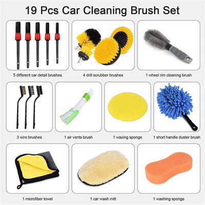 Forage amovible de haute qualité brosse douce voiture brosse détaillée éponge de cirage pour le lavage intérieur extérieur