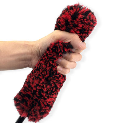 vente chaude de 3 pièces de brosses à roues en microfibre pour voiture