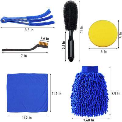 Prix d'usine 15 PCS brosse à cheveux doux pour voiture pour les conduits d'aération propres