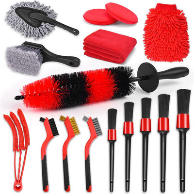 16Pcs brosse à roues pliable pour pneus en alliage de voiture Détail