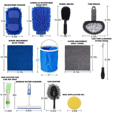Kit de soins de brosse détaillée pour voiture en microfibre OEM