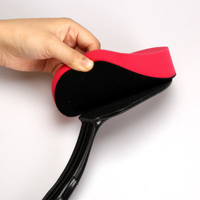 Logo personnalisé brosse à mousse pour voiture Applicateur de brosse à roues en microfibre éponge de polissage