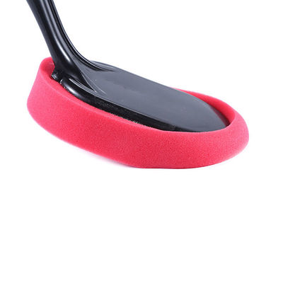 Logo personnalisé brosse à mousse pour voiture Applicateur de brosse à roues en microfibre éponge de polissage