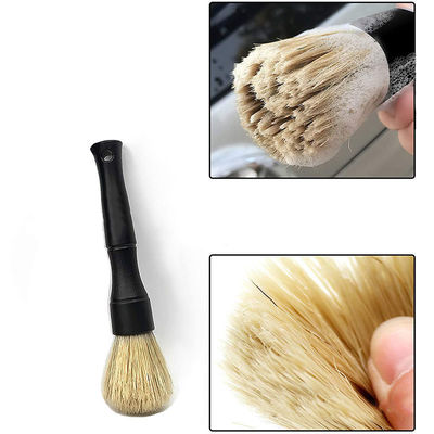 Cheveux de sanglier naturel Garde de voiture brosse détaillée 2pcs