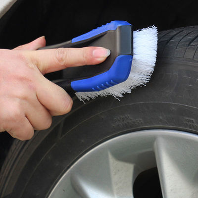 Brosses de nettoyage de la jante de roue de voiture en microfibre pour le service de service des pneus