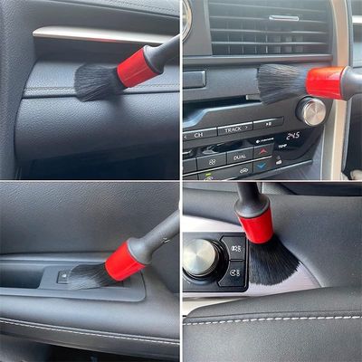 Boar Bristles Intérieur de voiture Détails Paquet de pinceau 5pcs Pour le nettoyage du cuir