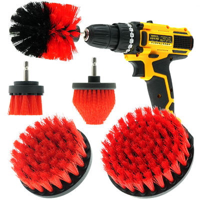 Vente à chaud 5 pièces Pp Forage pinceau gommage ensemble pour le nettoyage de la salle de bains de tapis de voiture