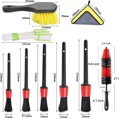Odm Cochons brosses à cheveux Kit détaillant la voiture pour pneus de ventilation