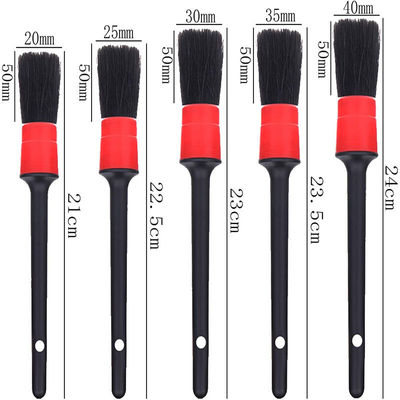 12PCS Auto Car détaillant le kit d'outils de nettoyage de ventilation de brosse pour le tableau de bord de pneus intérieur extérieur