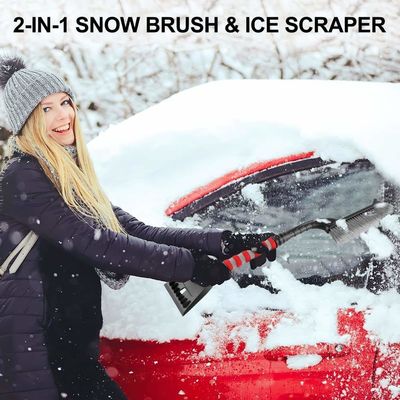 Pinceau à neige détachable extensible Kit de grattoir de glace pour pare-brise automobile