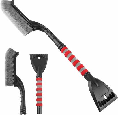 Pinceau à neige détachable extensible Kit de grattoir de glace pour pare-brise automobile