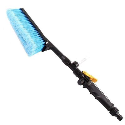 Pinceau de détails de voiture multifonctionnel à brosses douces avec bouteille en mousse