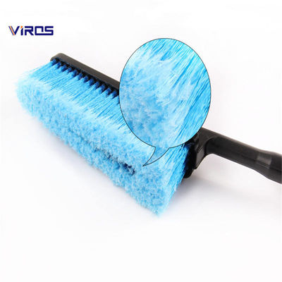 Pinceau de détails de voiture multifonctionnel à brosses douces avec bouteille en mousse