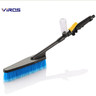 Pinceau de détails de voiture multifonctionnel à brosses douces avec bouteille en mousse