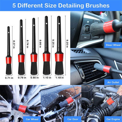Un kit de brosse personnalisé pour automobile pour les détails