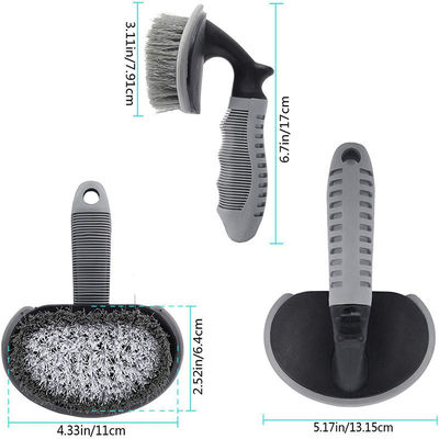 6pc Type T Manuel Pour une seule voiture Détailler la brosse à rouleaux pour pneus