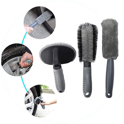 6pc Type T Manuel Pour une seule voiture Détailler la brosse à rouleaux pour pneus