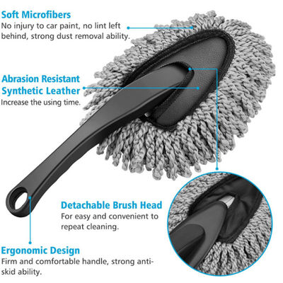6pc Type T Manuel Pour une seule voiture Détailler la brosse à rouleaux pour pneus