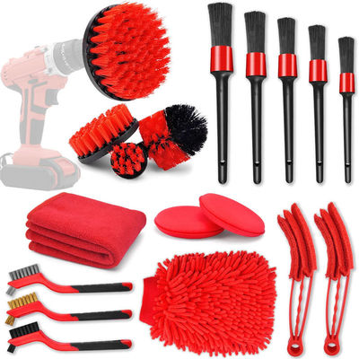 18PCS Détails de voiture Kit de pinceau de maquillage