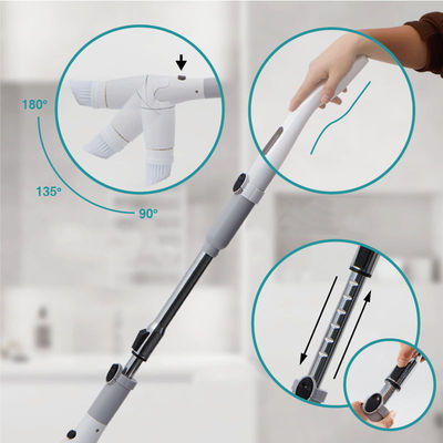 Nettoyeur électrique rétractable Spin Cleaner pour salle de bain 2500mAh