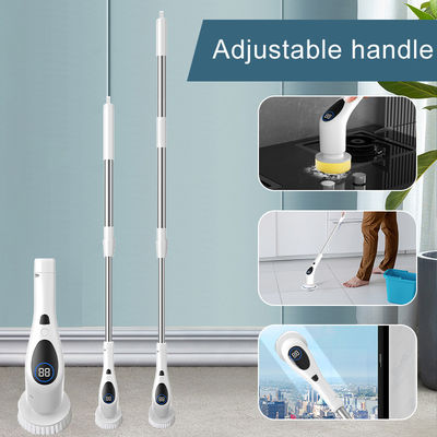 Nettoyeur de douche à brosses électriques rotatives interchangeables 320 tours par minute