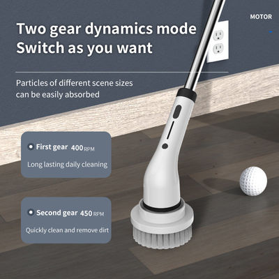Nettoyeur de pinceau à rotation électrique télescopique 2500mAh Pour cuisine