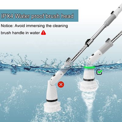 ABS brosse électrique de nettoyage extensible épurateur de tuiles personnalisé