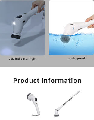 ABS brosse électrique de nettoyage extensible épurateur de tuiles personnalisé