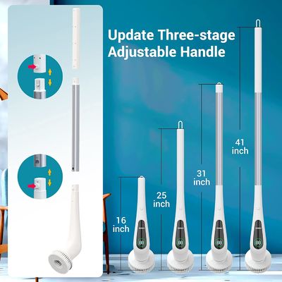 Purificateur de brosses rotatives de salle de bain remplaçable 8 têtes