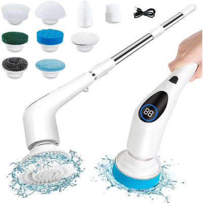 9En brosse de nettoyage électrique Spin Scrubber pour salle de bain baignoire carreaux de sol cuisine
