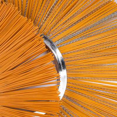 Rings en plastique Poly rue balayage pinceau drainage balayeur balayeur 375mm