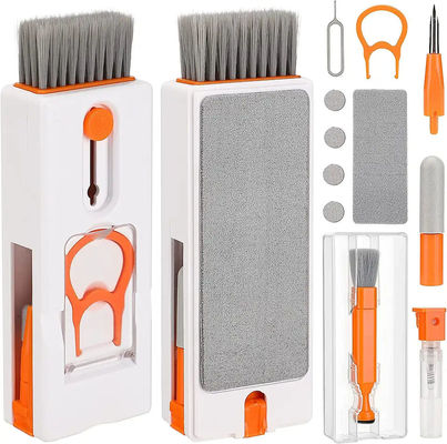 11 en 1 pinceau Pembersih clavier ordinateur poudreuse pour téléphone portable