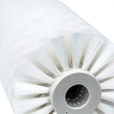 Pinceau de nettoyage de panneau solaire photovoltaïque en nylon rotatif OEM