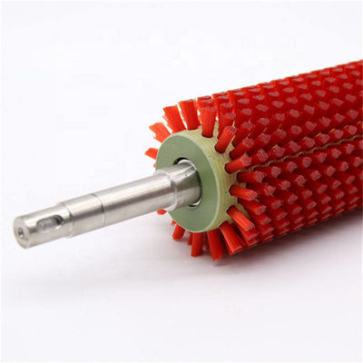 Pinceau à rouleaux en nylon industriel rotatif sur mesure