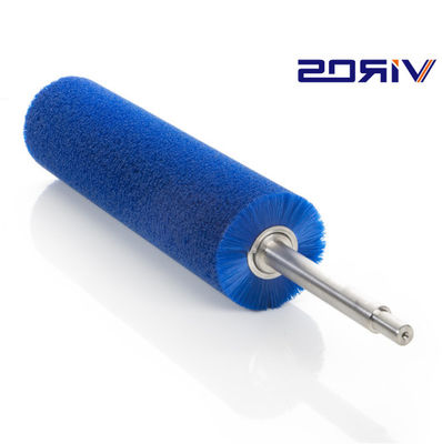 Brosse à rouleaux industriels en nylon bleu PP pour le nettoyage des fruits et légumes