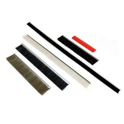 Pinceau à bandes industrielles en métal pour nettoyer et polir la poussière des escaliers mécaniques
