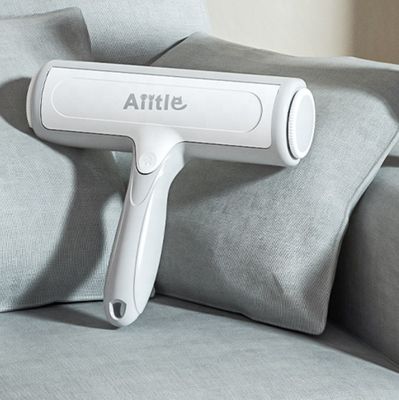 Brosse de nettoyage en PET réutilisable épilateur de silicone pour animaux de compagnie Brosse à rouleaux de fourrure automatique