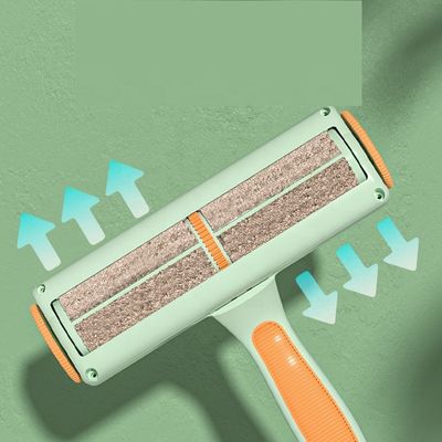 Brosse de nettoyage en PET réutilisable épilateur de silicone pour animaux de compagnie Brosse à rouleaux de fourrure automatique