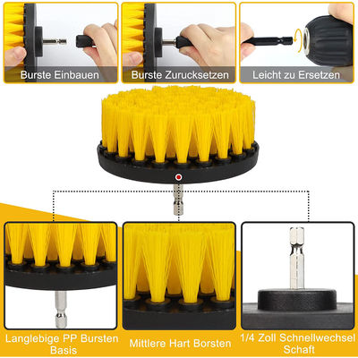 7 pièces de broyeur brosse Power Scrubber Nettoyage pour les jantes de voiture cuisine