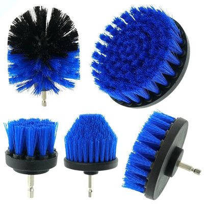5pcs outils de nettoyage ménagers kit de voiture détaillant pinceau de forage pour le nettoyage des tapis